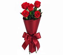 Букет 5 Красных роз Эдлесс Лав в Таежный Красноярского края