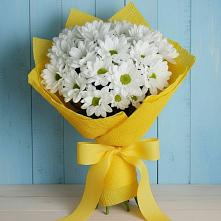 Букет цветов из:  Хризантемы в Таежный Красноярского края