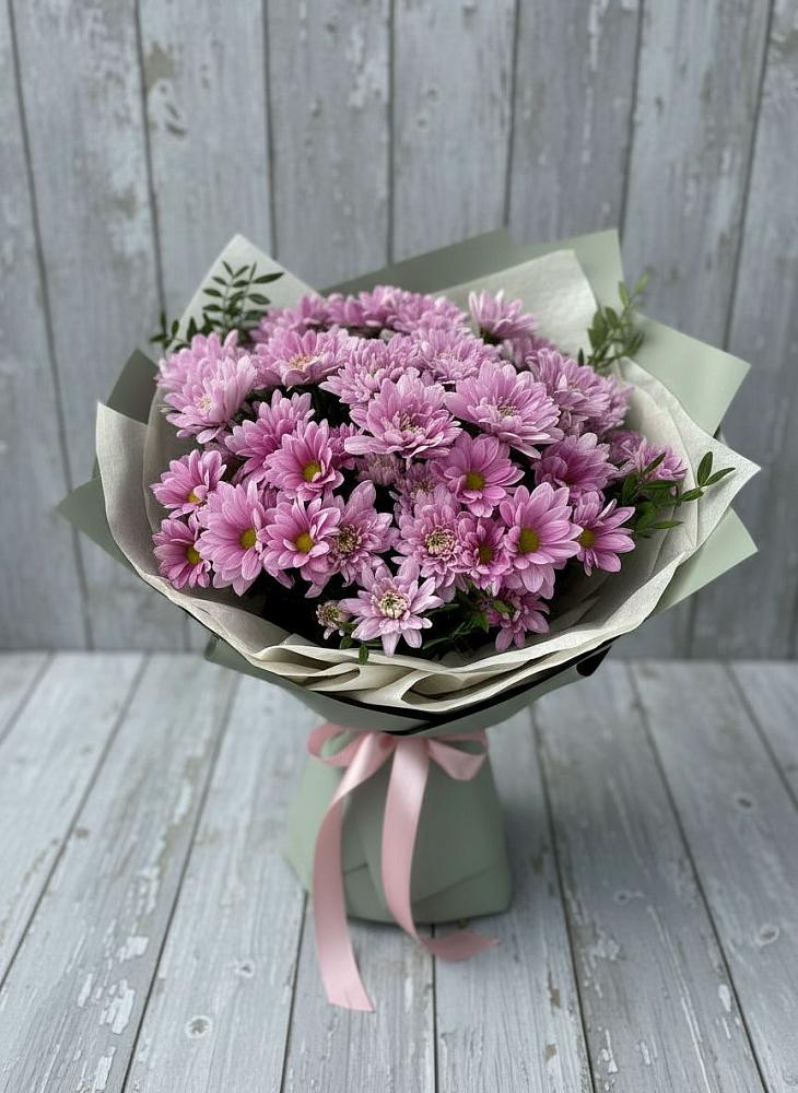 Букет цветов из: Хризантемы в Таежный Красноярского края