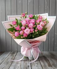 Букет Розовый кустик #REPLACE_PRED# Таежный Красноярского края