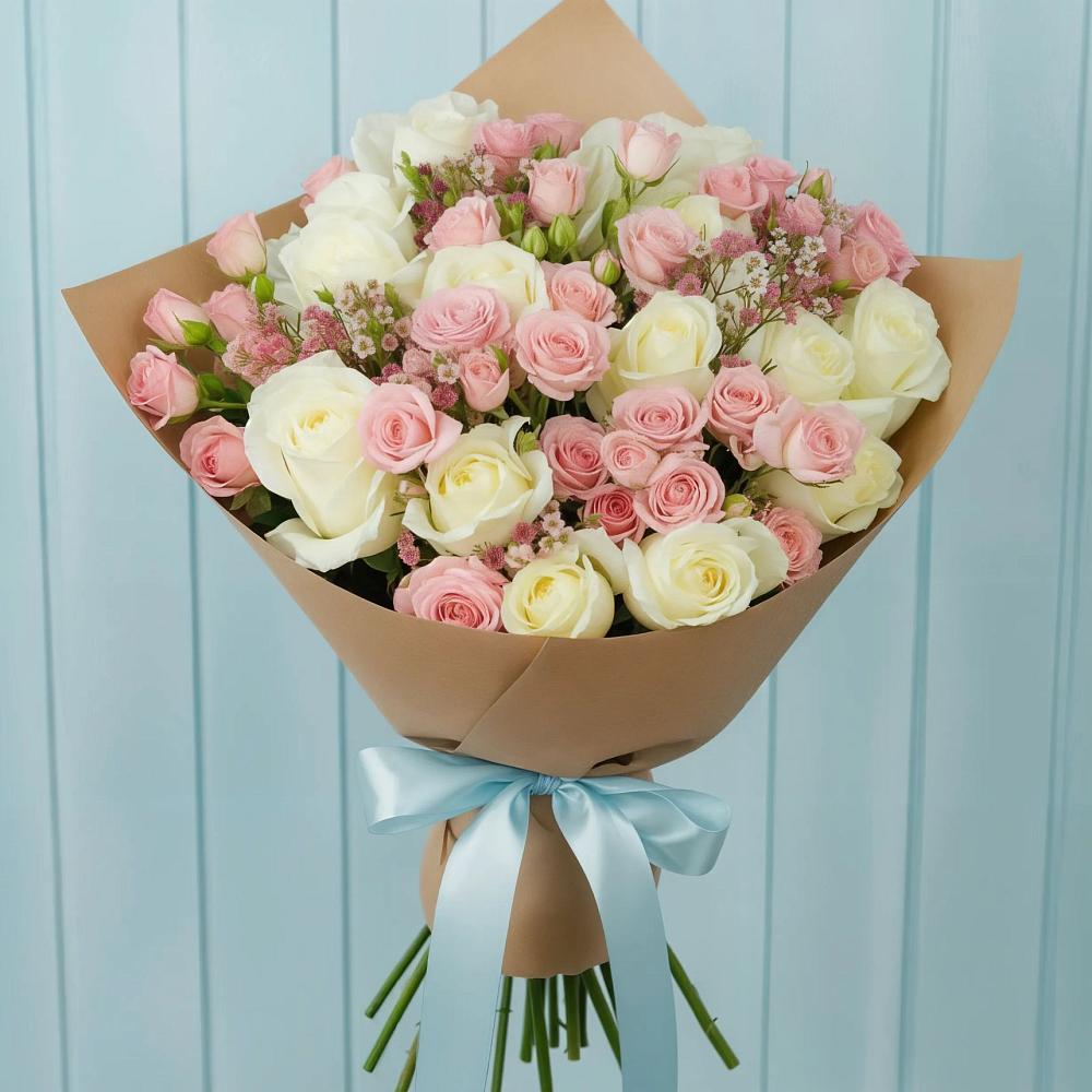 Букет цветов из: Розы в Таежный Красноярского края