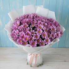 Букет цветов из:  Хризантемы в Таежный Красноярского края