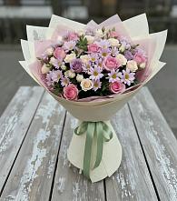 Букет цветов из:  Розы и Хризантемы #REPLACE_PRED# Таежный Красноярского края