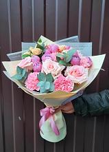 Букет цветов из:  Розы и Гвоздики #REPLACE_PRED# Таежный Красноярского края