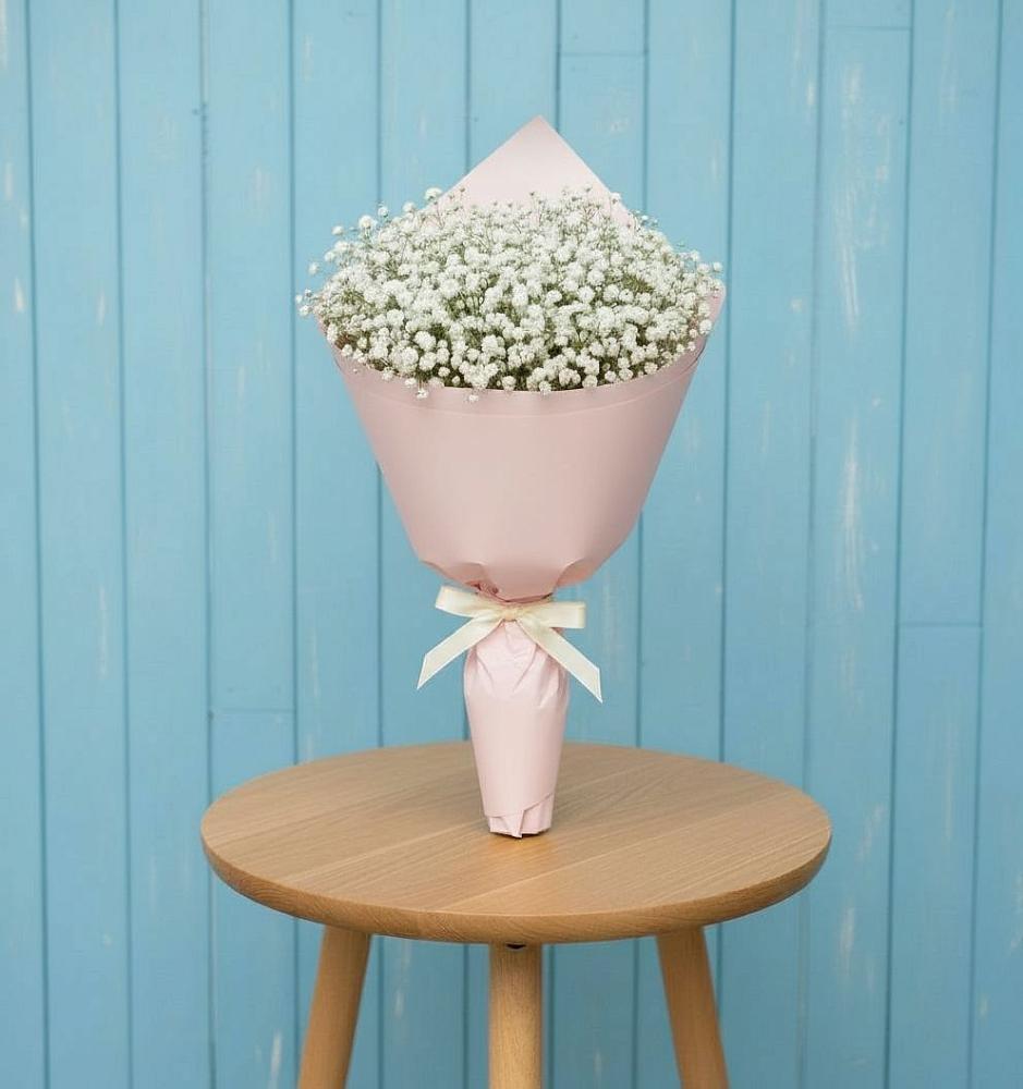 Букет цветов из: Гипсофила в Таежный Красноярского края