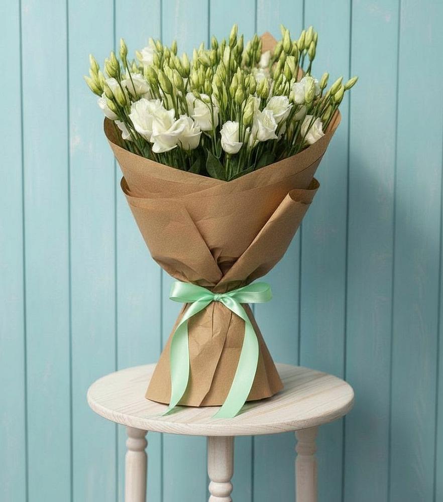 Букет цветов из: Лизиантусы в Таежный Красноярского края