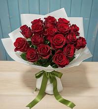 Букет Красные розы в Таежный Красноярского края