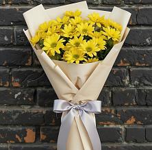 Букет цветов из:  Хризантемы в Таежный Красноярского края