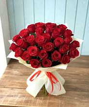 Букет 29 Красных роз в Таежный Красноярского края