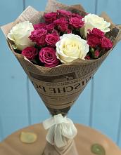 Букет цветов из:  Розы в Таежный Красноярского края