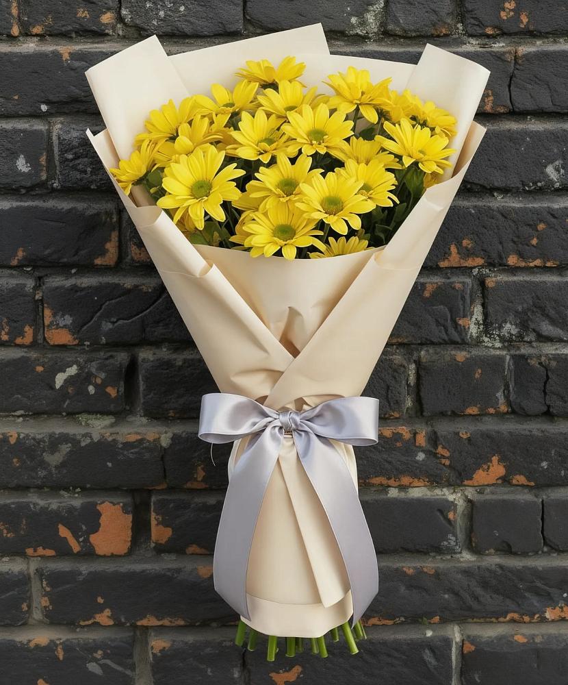 Букет цветов из: Хризантемы в Таежный Красноярского края