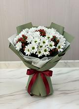 Букет цветов из:  Хризантемы #REPLACE_PRED# Таежный Красноярского края