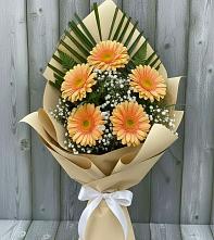 Букет цветов из:  Герберы #REPLACE_PRED# Таежный Красноярского края