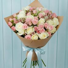 Букет цветов из:  Розы в Таежный Красноярского края